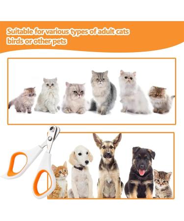 1Pcs Cat Claw Clipper Cat Nail Clippers with Safety Guard Trim Your Pets' Nails for Kittens Rabbits Hamsters Birds and Other Small Animals at Home and Pet Shop Non Slip Nail Care - Buy Online on GoSupps.com