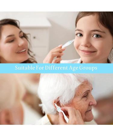 Q-Grips Earwax Remover Kit - 16 Replacement Heads - Silicone Spiral Tool for Safe Ear Cleaning - Blue - Buy Online on GoSupps.com