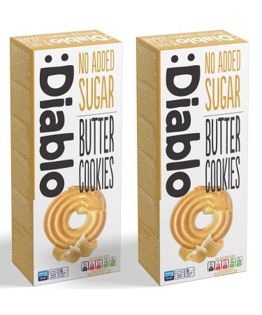Diablo Butter Cookies |No Added Sugar| Sweetened with Maltitol (Pack of 2)