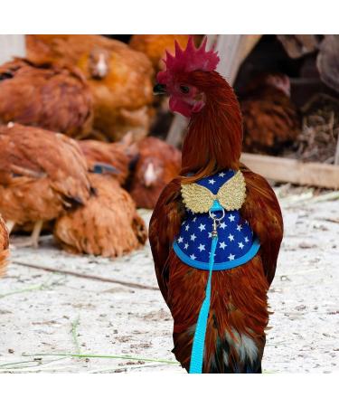 BESPORTBLE Chicken and Duck Vest Pet Harness Adjustable Hen Soft Harness Small Dog Harness Chicken Chest Blue - Buy Online on GoSupps.com