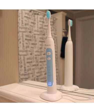 VONDA Sonic USB Rechargeable Electric Toothbrush - Multiple Modes & 3 Replacement Heads - Blue | International Shipping Available - Buy Online on GoSupps.com