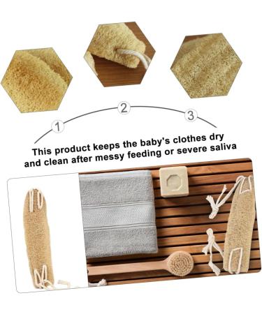 Beavorty Loofah Bath Towel & Body Scrubber - Exfoliating Shower Strap for Smooth Skin | Travel-Friendly Natural Back Scrubber - Buy Online on GoSupps.com