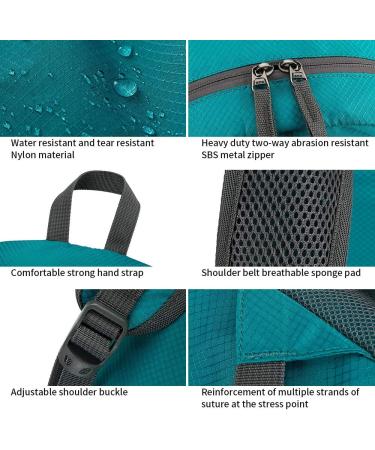 FENGDONG 35L Waterproof Packable Travel Backpack for Men and Women - Lightweight and Foldable Daypack (A3-Green-Upgrade) - Buy Online on GoSupps.com