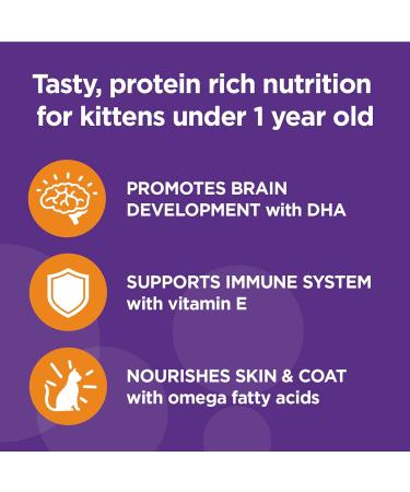 IAMS Perfect Portions Healthy Kitten Wet & Dry Cat Food Bundle Cat Food + Cat Food with Chicken Chicken - Kitten 75 g (Pack of 24) - Buy Online on GoSupps.com