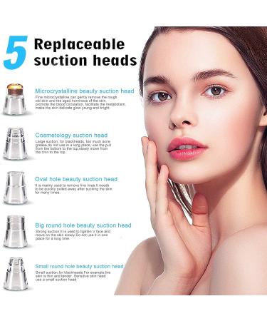 Blackhead Remover Pore Vacuum Cleaner - Electric USB Facial Pore Cleaner with 5 Probes - Upgraded Blackhead Suction Tool Kit (Green) - Buy Online on GoSupps.com