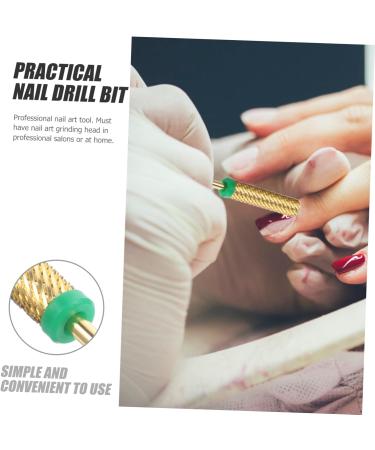Beatifufu Nail Bits Acrylic Nail Drill Bits Carbide Nail Drill Bits Nail Drill Bits for Acrylic Nails Safety Bits for Nail Drill Nails Drill Bits Nail Drill Bits Cuticle Acrylic Drill Bits 0.56x0.56x5.05cm As Shown1 - Buy Online on GoSupps.com