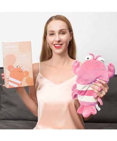 Infowush Wireless Heating Pad - Lavender Scented Lobster Plush Heatable Stuffed Animal for Pain Relief - Hot Therapy for Cramps, Back, and Neck - Pink - Buy Online on GoSupps.com