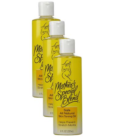 Mother's Special Blend All Natural Skin Toning Oil 8-Ounce (Pack of 3)