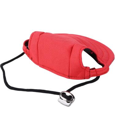 Psop Dog Baseball Cap - Stylish Sun Hat for Dogs with Ear Holes | Red M | Perfect for Pets - Buy Online on GoSupps.com