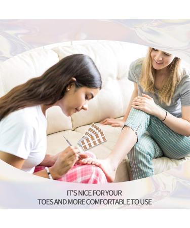 MFCGHXR Nail Care Toenail Correction Patch Set of 124 Includes Patch Nail Stickers File Lifter & Remover Black L - Buy Online on GoSupps.com