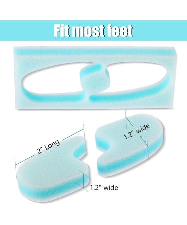 16-Piece 3-Layer Foam Toe Spacers for Overlapping Toes - Toe Separators for Men and Women - Toe Relief and Corn Prevention - Buy Online on GoSupps.com