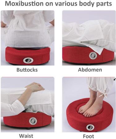 Premium Moxibustion Seat Cushion Set - 54 Pieces with Bugword/Wermholz Stickers & Ginger Plate for Optimal Moxa Treatment - International Shipping Available - Buy Online on GoSupps.com