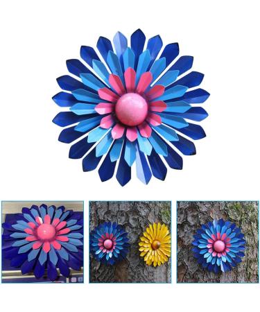 Cabilock 5pcs Wall Hanging Ornament Wall Pendant 3d Wall Art Garden Wall Hanging Iron - Buy Online on GoSupps.com