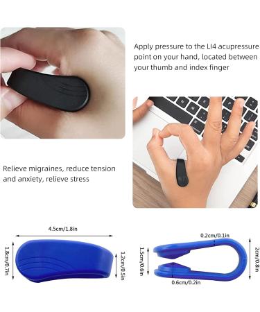 Portable Acupressure Clip Set (8 Pieces) - Effective Migraine & Tension Relief Device - Buy Online on GoSupps.com