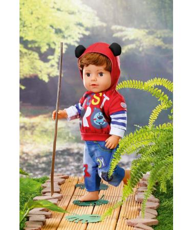 Baby Born Boy Outfit 43 cm for Toddlers 3+ - Easy for Small Hands - Includes Hoodie, Trousers & Hangers - Buy Online on GoSupps.com