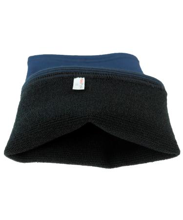 NeoPhysio Small Navy Elastic Compression Thigh Support Sleeve 37-43cm - Medical Grade - Buy Online on GoSupps.com
