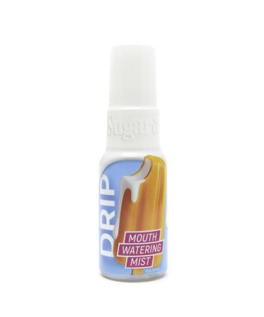 DRIP Mouth Watering Spray for Dry Mouth Relief with Tingle Effect Pocket Travel Saliva Substitute Lozenges Alternative - Orange Creamsicle Flavor