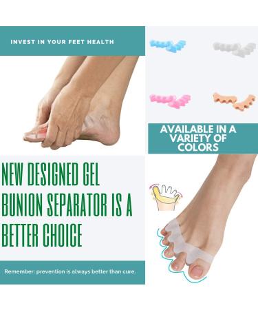 ERINSHOP Silicone Toe Separator for Overlapping & Hammer Toe Alignment - Beige - Buy Online on GoSupps.com