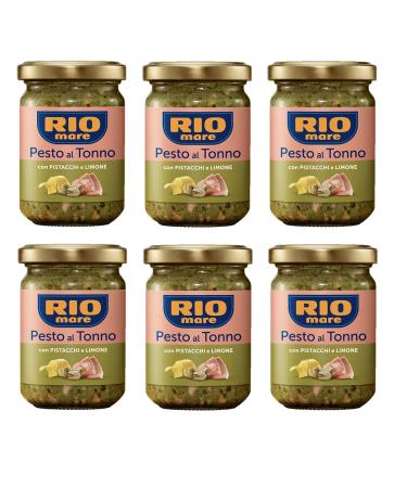 Rio Mare Pesto al Tonno con Pistacchi e Limone pesto au thon avec pistaches et citron 130 g