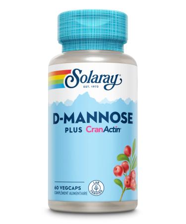 Solaray D-Mannose Plus CranActin | Urinary tract | Lab verified | 60 Vegcaps