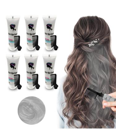 Grey Temporary Hair Dye Temporary Hair Color for Dark Hair Suitable to Create Temporary Hair Color for Kids Create a Temporary Hair Color Halloween Party Hair Pint Wax