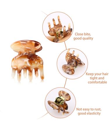 9-Piece Tortoise Shell Hair Clips Set for Women - French Hair Claw & Jaw Clamp Accessories in Classic Pattern - Buy Online on GoSupps.com