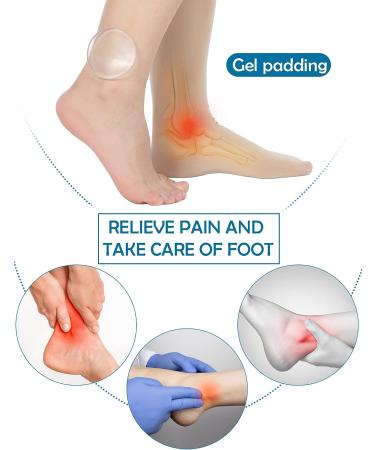 12 Pairs Figure Skating Socks for Girls with Ankle Gel Discs - High Tights for Ice Skating Dance | Ankle Bone Protection for Women and Girls - Buy Online on GoSupps.com