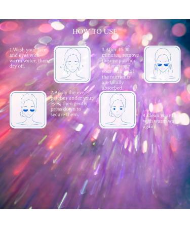 Multi-Colored Collagen Under Eye Mask - 20 Pairs | Reduce Puffiness Dark Circles & Fine Lines | Best Eye Patches for Dry Skin - International Shipping Available - Buy Online on GoSupps.com