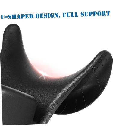 Shampoo Bowl Neck Cushion Shampoo Bed Salon Shampoo Bowl Comfortable Bath Tub Hair Washing Neck Salon Neck Rest Cushion 23x15cm Black - Buy Online on GoSupps.com