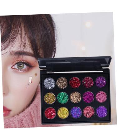 POPETPOP 2pcs 15 Colors Lustre Pearly Eye Matte Pallet Combination Makeup Cosmetic Shadow 1 count (Pack of 1) As Shownx2pcs - Buy Online on GoSupps.com
