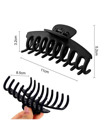 3 Pieces Large Hair Clips - Non-Slip Claw Clips for Women | Irregular Metal Hairpins - Buy Online on GoSupps.com