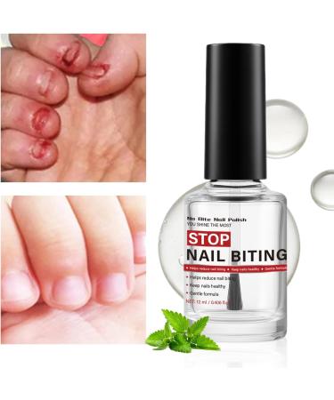 Shaersu Anti-bite nail polish 12 ml of natural taste with secure coating | prevention of the habit of biting nails | for nail care and growth and for the habit of nail - Buy Online on GoSupps.com