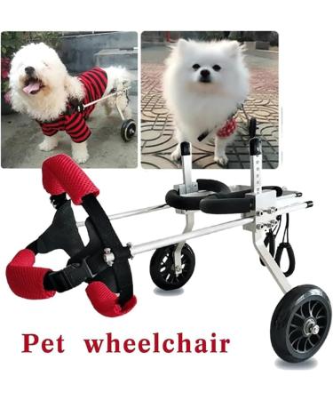 Dog Wheelchair Dog Wheelchair for Back Legs to Help Pets Regain Walking Ability Pet Wheelchair Lightweight 2 Wheels Dog Wheelchair Portable Small - Buy Online on GoSupps.com