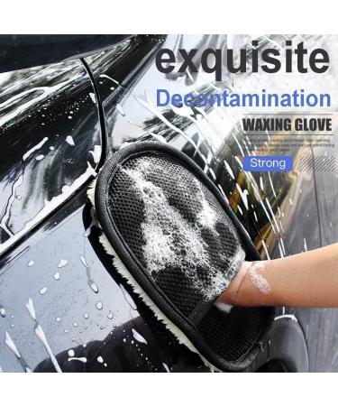 1/3Pc Car Washing Mitts Car Cleaning Glove Car Scrub Cleaning Tool Car Wash Clean Brush Glass Wash Glove Scratch Free (Color : Black Size : 3Pcs) 3Pcs Black - Buy Online on GoSupps.com
