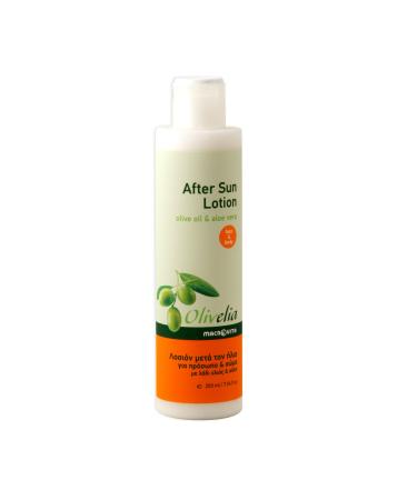 OLIVELIA SOOTHING LOTION FOR THE FACE AND BODY AFTER SUN EXPOSURE WITH ORGANIC COMPONENTS 200 ML.