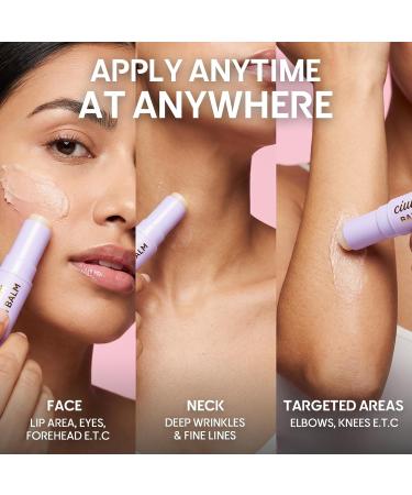 Bizzico Calcium Multi Balm Stick Collagen Solid Moisturizing Stick Hydrating&Firming Skin Moisturizing Cream Suitable for Eyes Neck Face - Buy Online on GoSupps.com