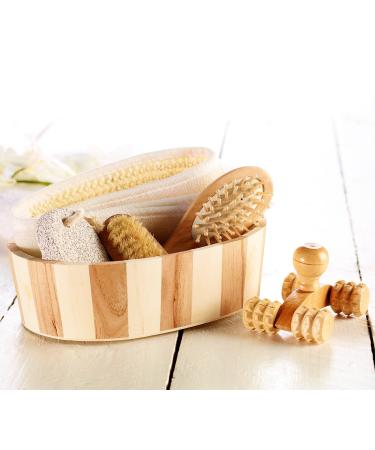 Newgen Medicals Sauna Set - 6-Piece Wellness Bath Set | Natural Sauna Accessories & Callus Remover - Buy Online on GoSupps.com