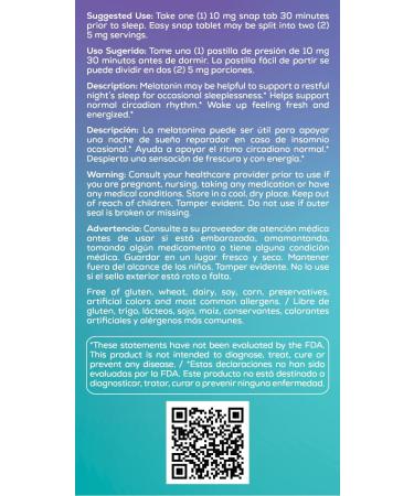 Bio Nutrition Melatonin 10 Mg Tablets 60 Count - Buy Online on GoSupps.com