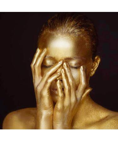 Mysense Pearl Gold Face Body Paint - Non-Toxic Metallic Face Painting for Adults & Kids - Halloween Costume SFX Makeup - 0.6 oz - Buy Online on GoSupps.com