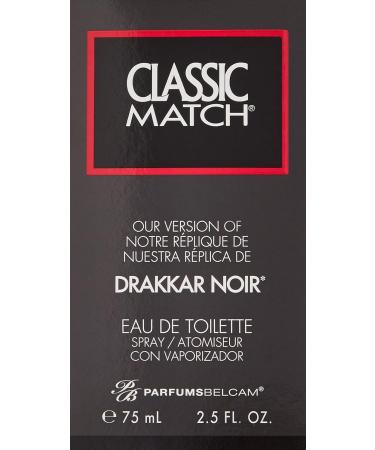 PB ParfumsBelcam Classic Match our Version of Drakkar Noir EDT 2.5 Fl Oz (F37437-04-DN) (Pack of 2) 2.5 Fl Oz (Pack of 2) - Buy Online on GoSupps.com