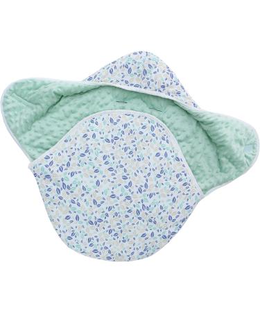 Winter Baby Swaddle Blanket for Car Seat | Newborn Sleeping Bag Cotton | 0-12 Months Boys Girls | Universal Leaves Design - Buy Online on GoSupps.com