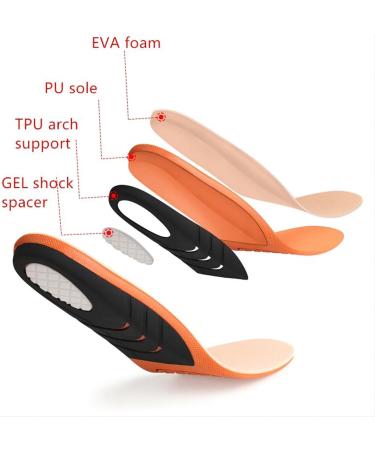 Diabetic Shoe Insoles for Men & Women Shock Absorbing Orthotic Inserts for Walking Running & Training | Trim to Fit US Women 11-13 & Men 11-16 - Buy Online on GoSupps.com