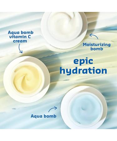 belif Aqua Bomb Vitamin C Face Cream Moisturizer Infused with Hyaluronic Acid Vitamin C & Vitamin E Intense Hydration For All Skin Types Korean Skin Care New Formula 1.69 Fl Oz (Pack of 1) - Buy Online on GoSupps.com