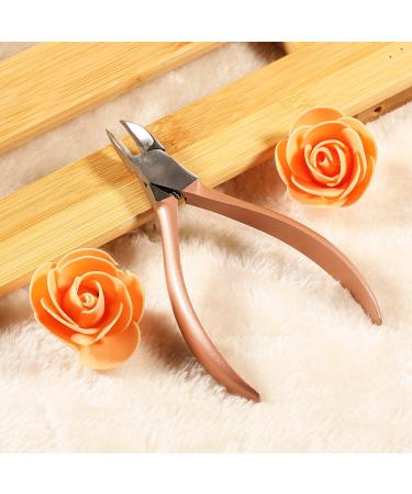 Rose Gold Metal Nail Clippers & Scissors - Nail Art Decorations for Home & Salon | International Shipping - Buy Online on GoSupps.com