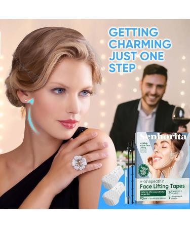 90 Pieces Face Lifting Tape - Invisible Thin Adhesive Stickers for Instant Facelift & Makeup Tool to Hide Facial Folds - Buy Online on GoSupps.com