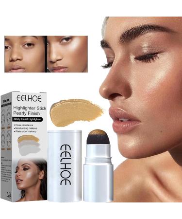 Contouring and Highlighter Stick | Face Highlighters Sticks | Waterproof luminizer Crystal High Gloss Shimmer Cream Powder Highlighter Shaping Trimming Stick Gold Mine Highlights - Buy Online on GoSupps.com