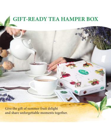 Acorus Summer Taste Tea Set | Natural Fruit Tea Gift Set | 6 Flavors | 60 Tea Bags | Premium Tea Range | International Shipping Available - Buy Online on GoSupps.com