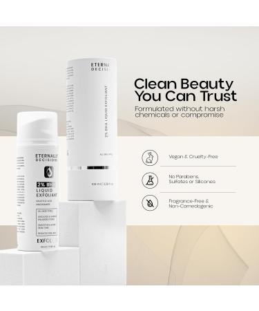 Gentle BHA Liquid Exfoliant - Face Exfoliator with 2% Salicylic Acid & 5% Niacinamide | Anti-Aging Daily Leave-On Exfoliating Toner Smooths Texture Hydrates Unclogs & Refines Pores for Glowing Skin - Buy Online on GoSupps.com