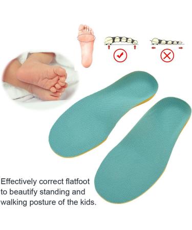 Kids Orthotic Insoles for Flatfoot, Valgus, Pronation Prevention | Breathable & Shockproof 3D Shoe Inserts for Boys & Girls - Size Small - Buy Online on GoSupps.com