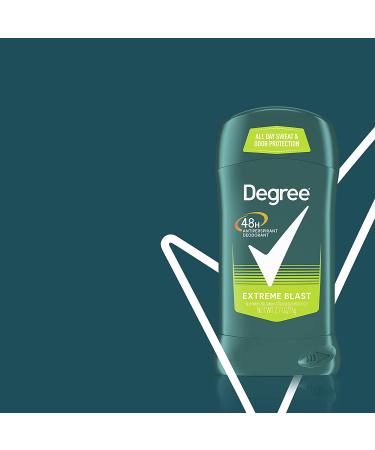 Degree Men Original Protection Antiperspirant Deodorant 48-Hour Sweat & Odor Protection Extreme Blast Twin Pack - 2.7 oz x 2 - Buy Online on GoSupps.com